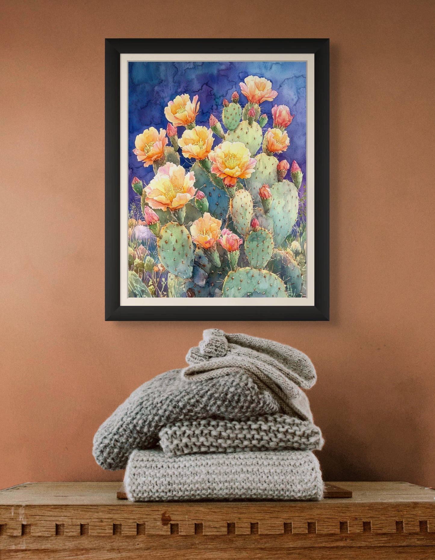 Desert Flora Southwest Wall Print