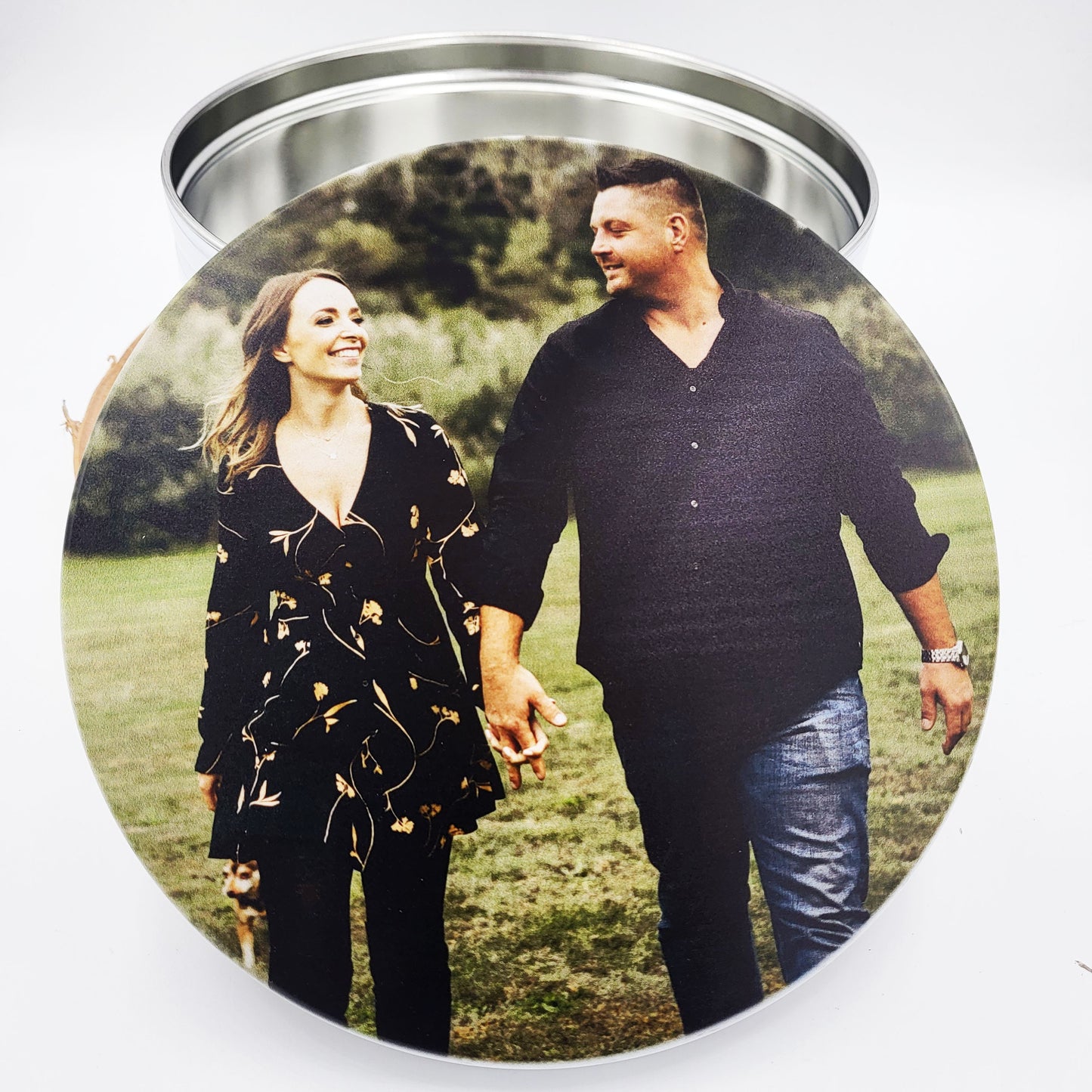 Photo Cookie Tin Personalized Keepsake Tin