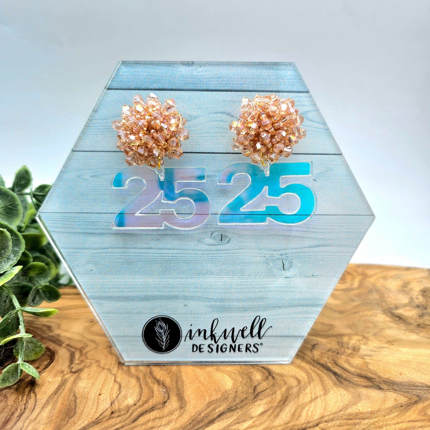 Landmark Birthday Unicorn Irridescent, Multi-Colored Acrylic Numbers