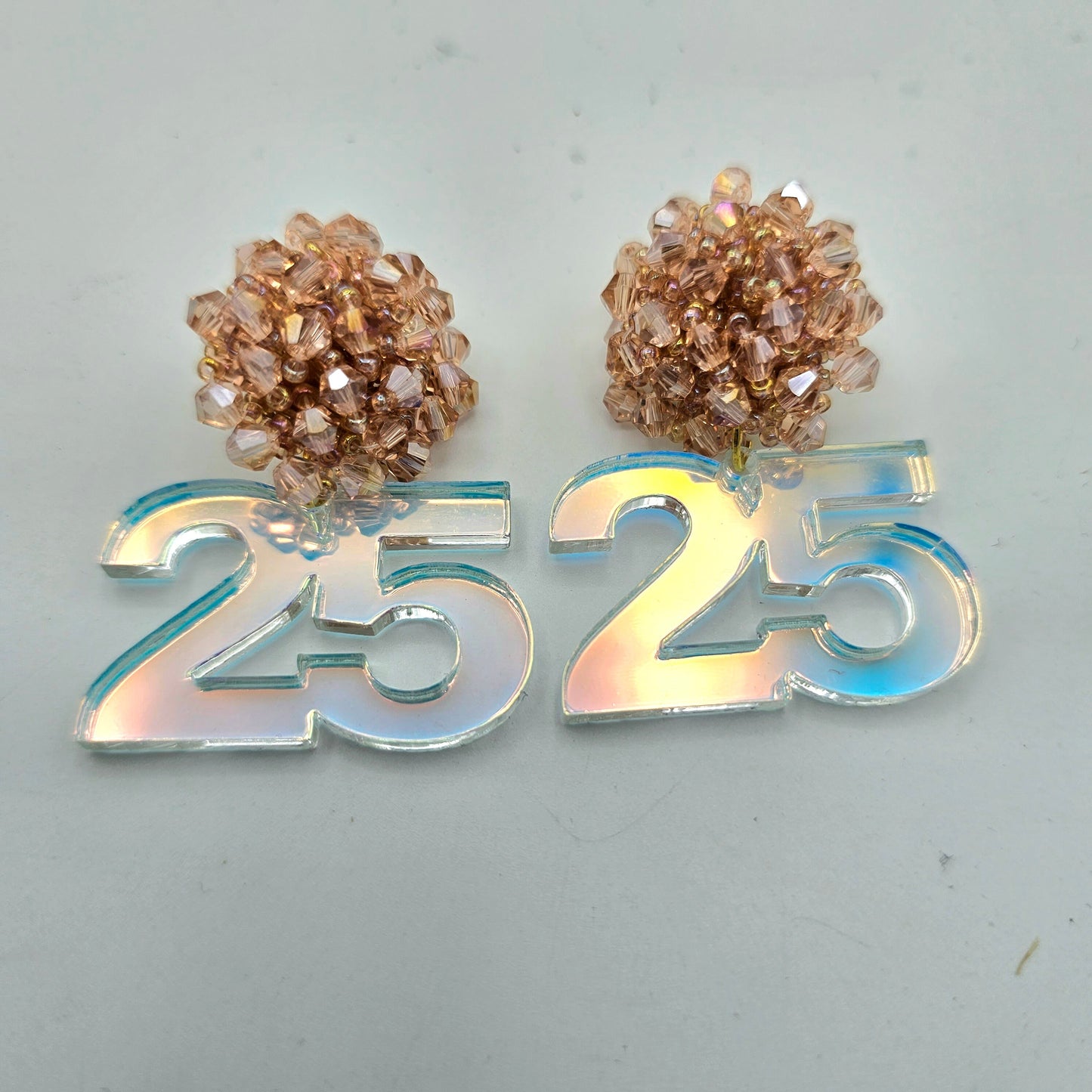 Landmark Birthday Unicorn Irridescent, Multi-Colored Acrylic Numbers