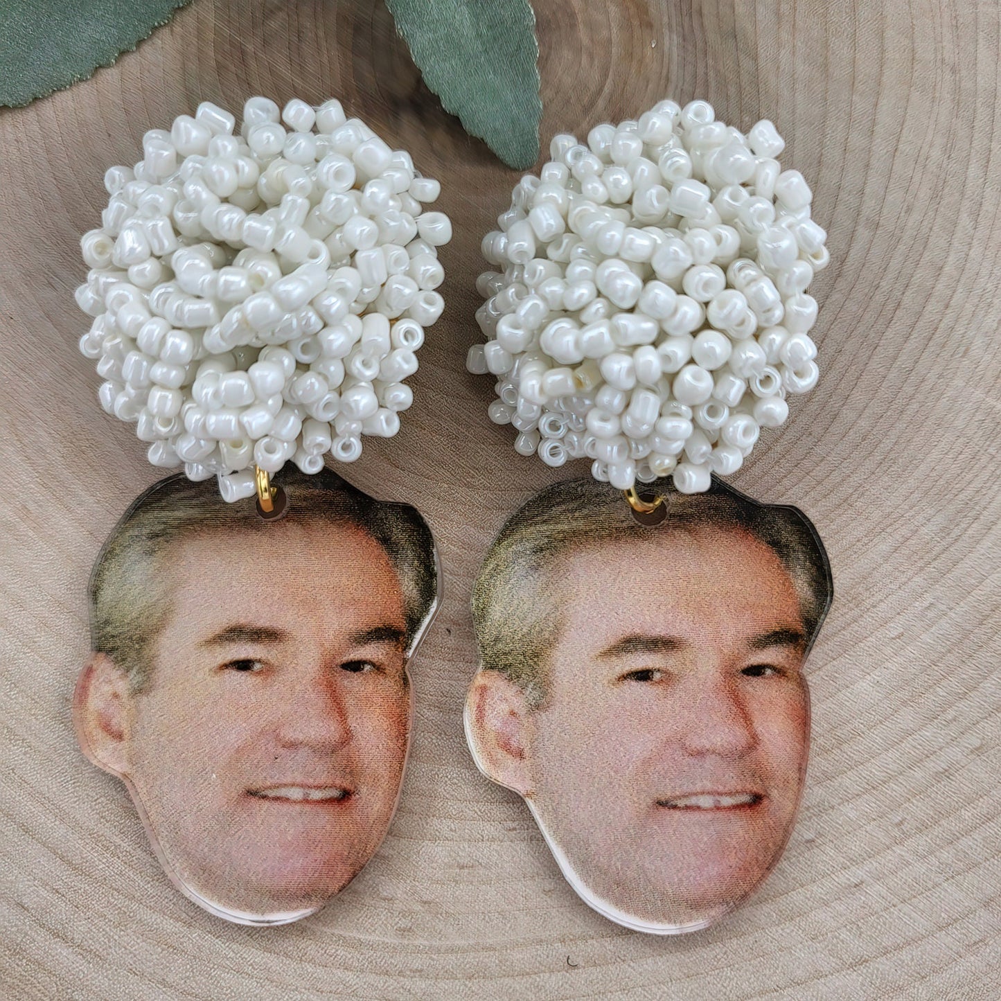 Bachelorette Party Fiancé Photo Earrings
