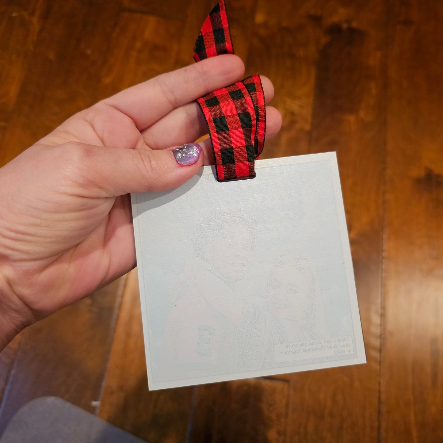 Custom Comic Book Panel Ornament, Personalized from Your Photo
