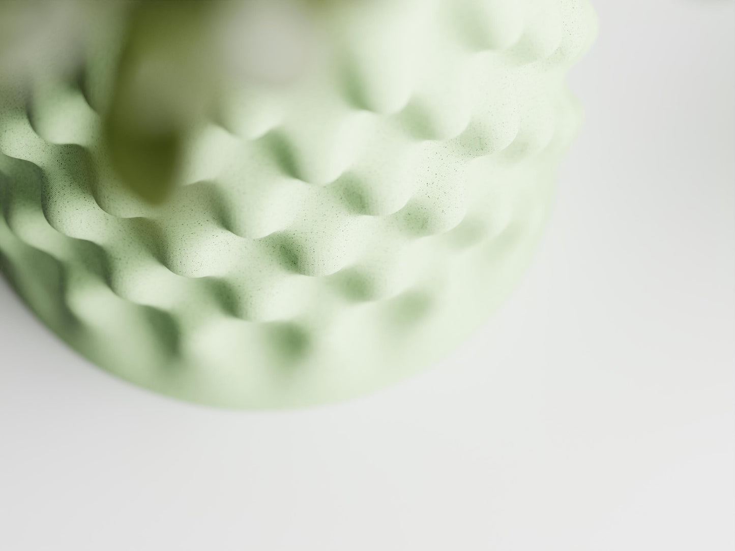 Dented Pot Planter, 3D Printed