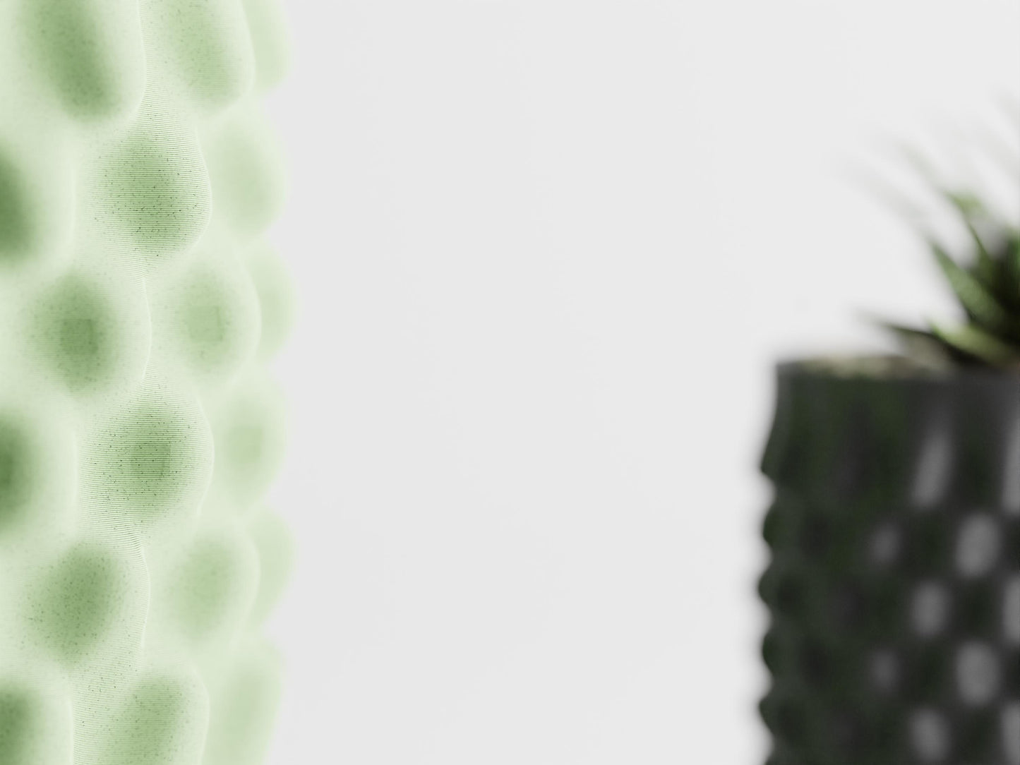 Dented Pot Planter, 3D Printed