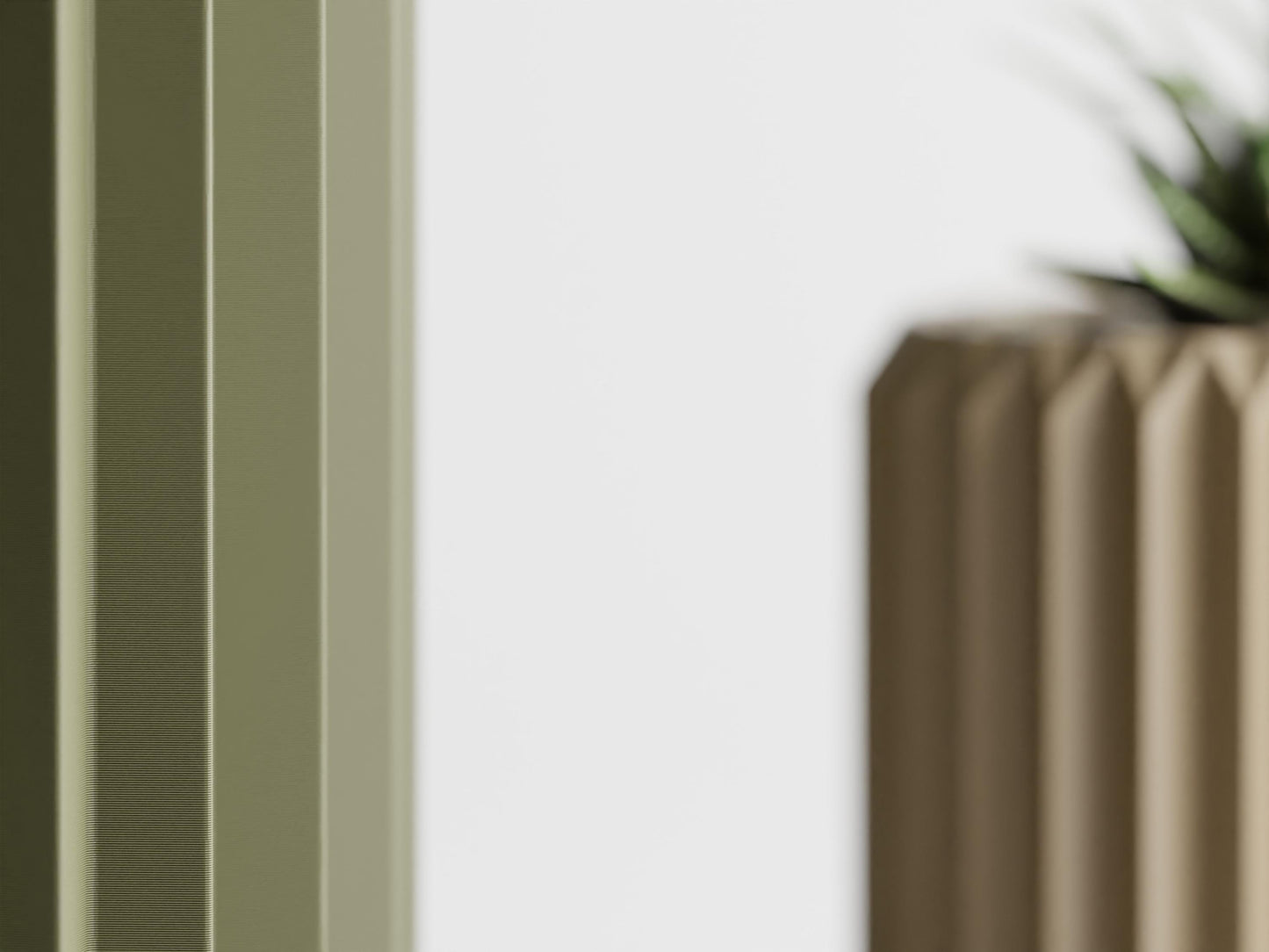 Triangle Ribbed Planter