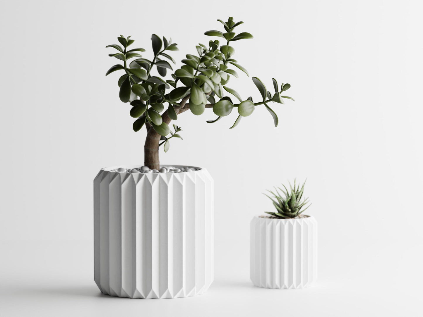 Triangle Ribbed Planter