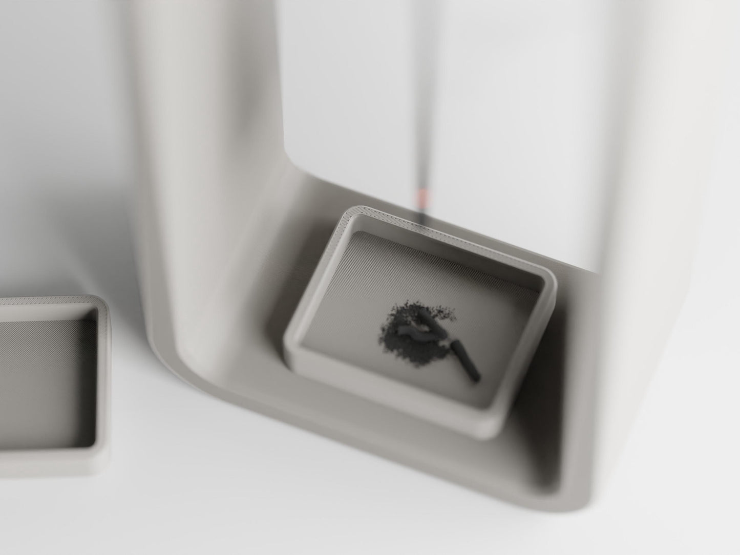 Upside-Down Incense Stick Holder with Catchall Tray