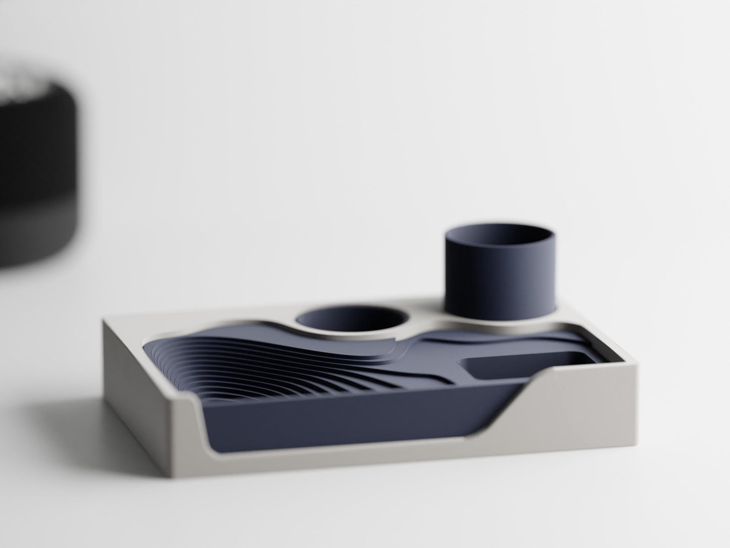 Customizable Stepped Desk Organizer and Planter