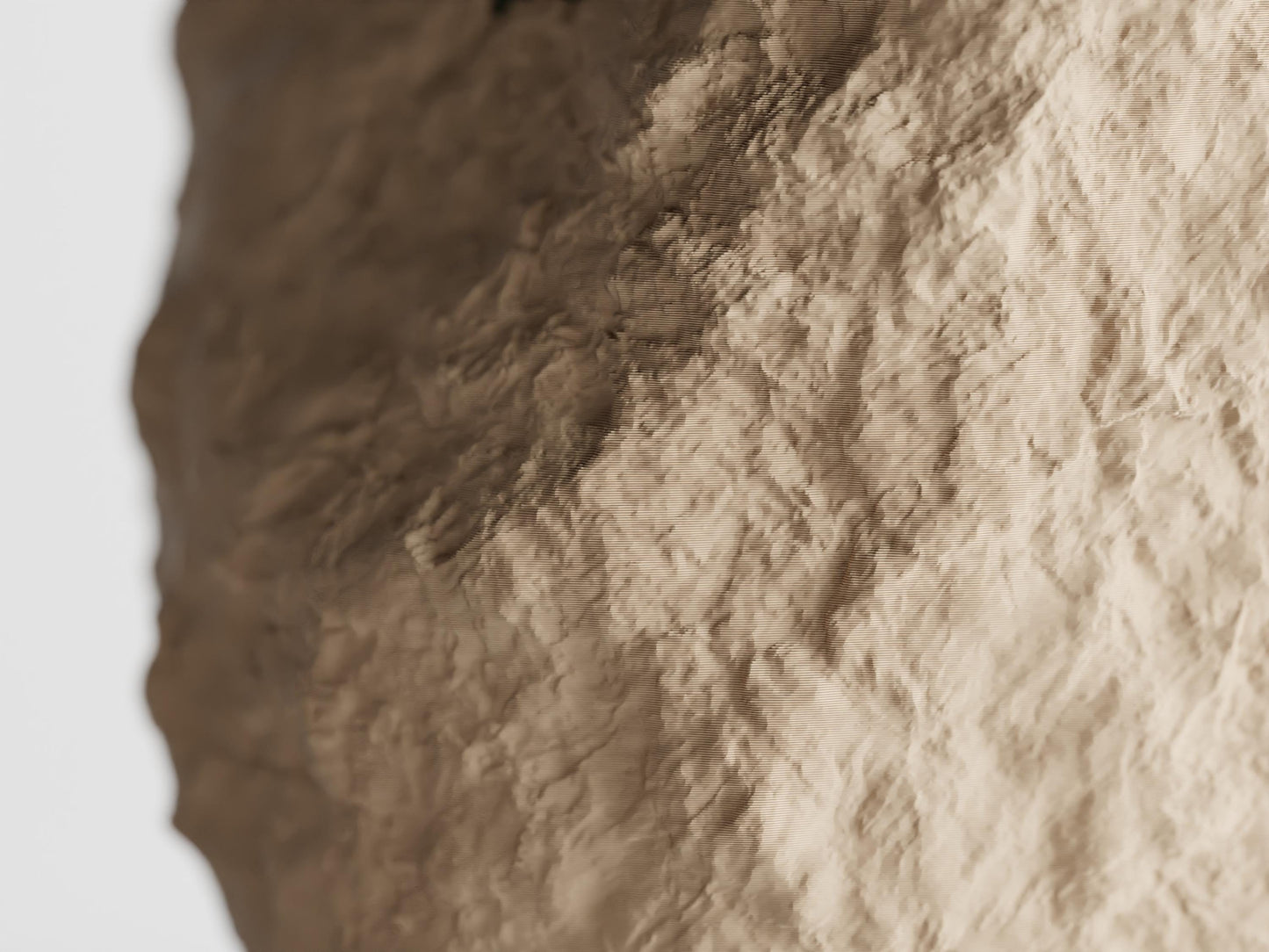 Natural Stone Illusion Planter, 3D Printed