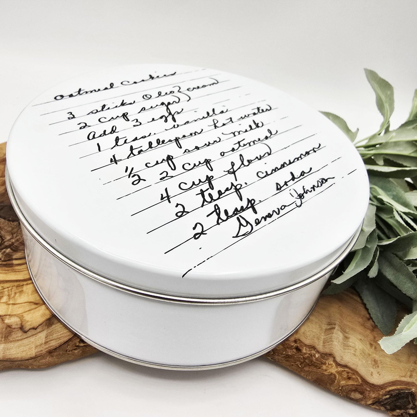 Your Heirloom Recipe Cookie Tin
