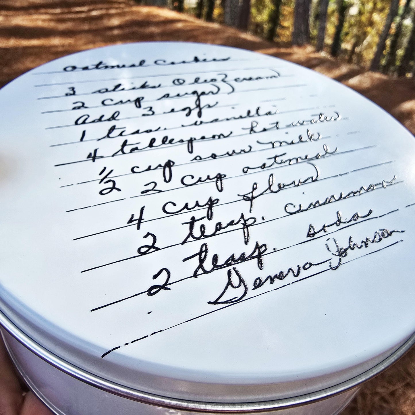Your Heirloom Recipe Cookie Tin