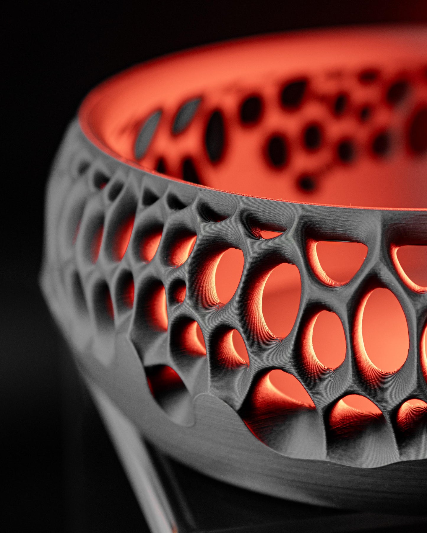 Modern Voronoi Bowl, Fruit Bowl