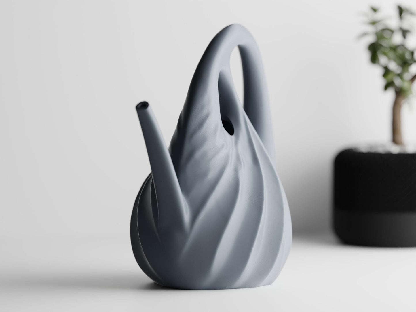 Sculptural Swirl Watering Can