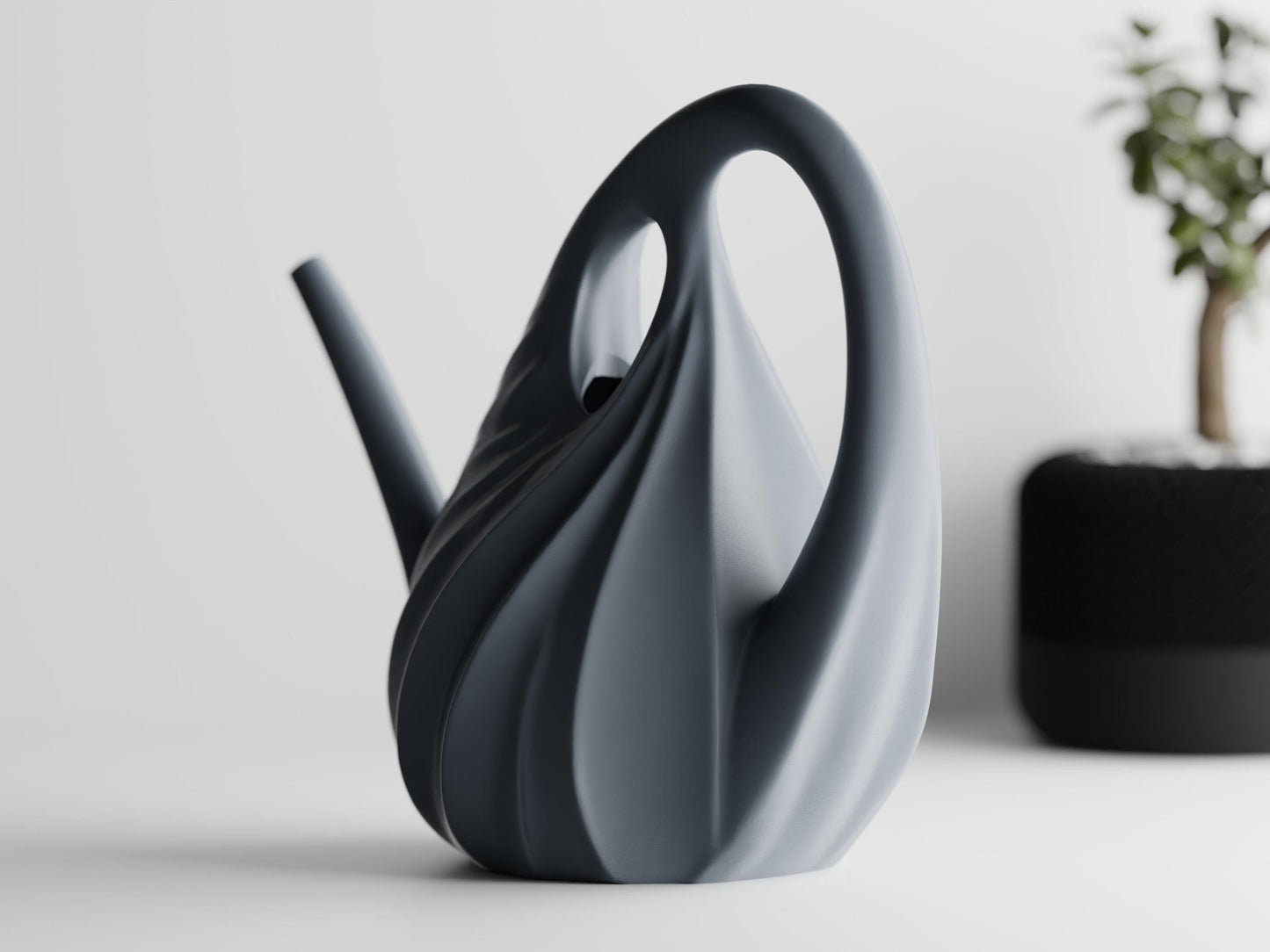 Sculptural Swirl Watering Can