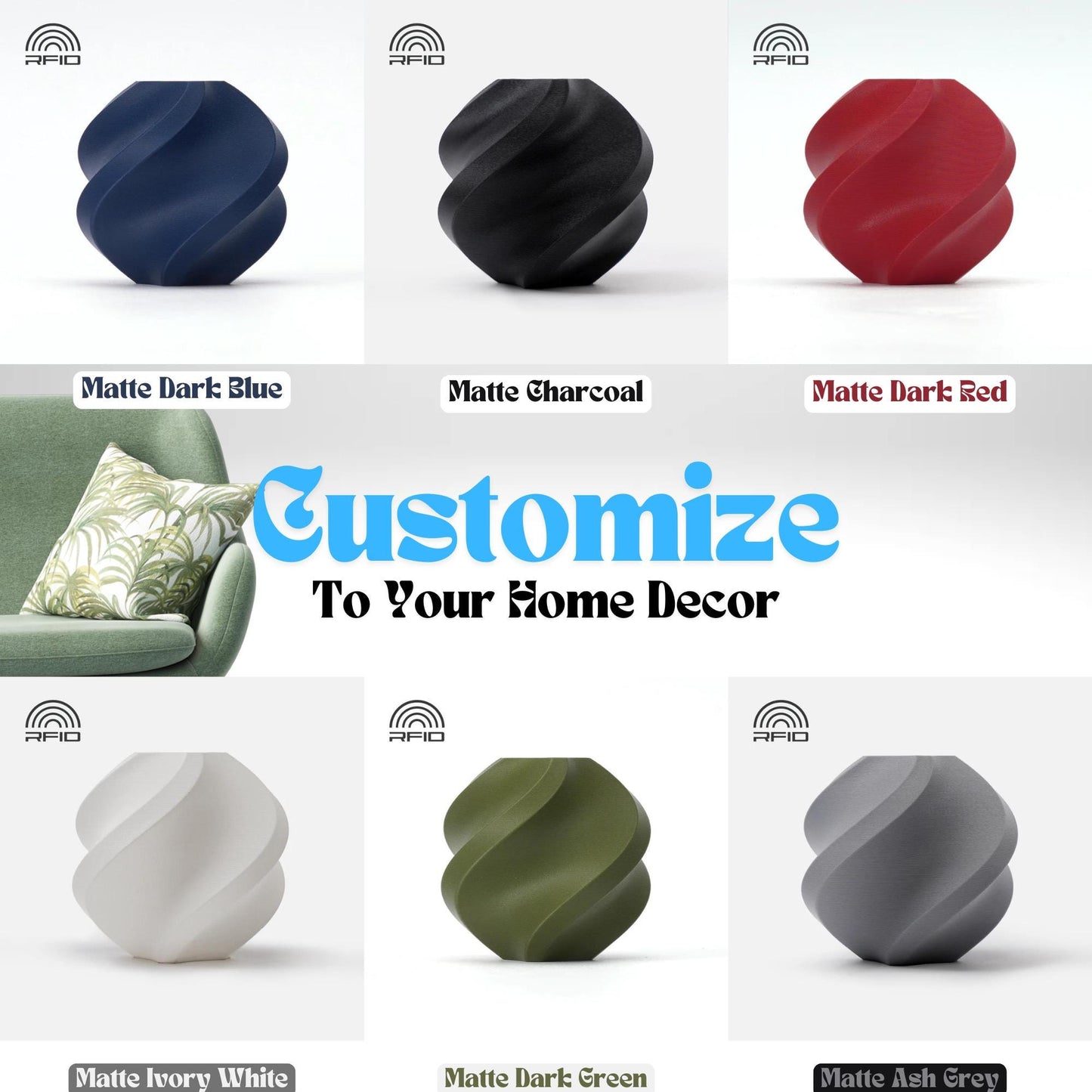 Luxury Handbag Vase, Large or Mini