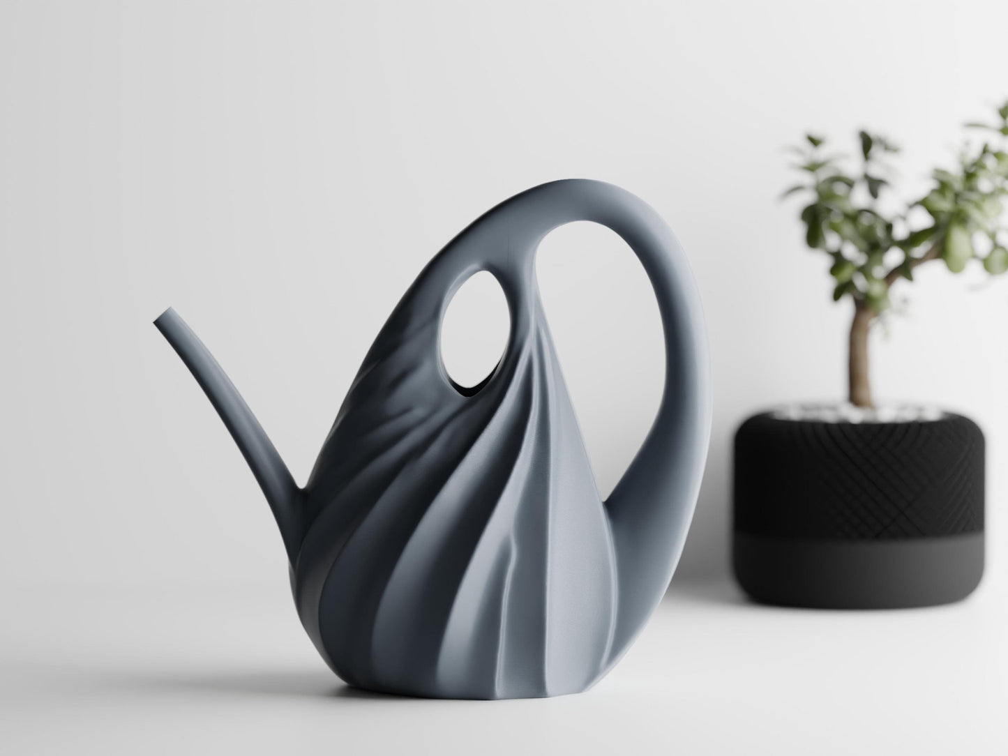 Sculptural Swirl Watering Can