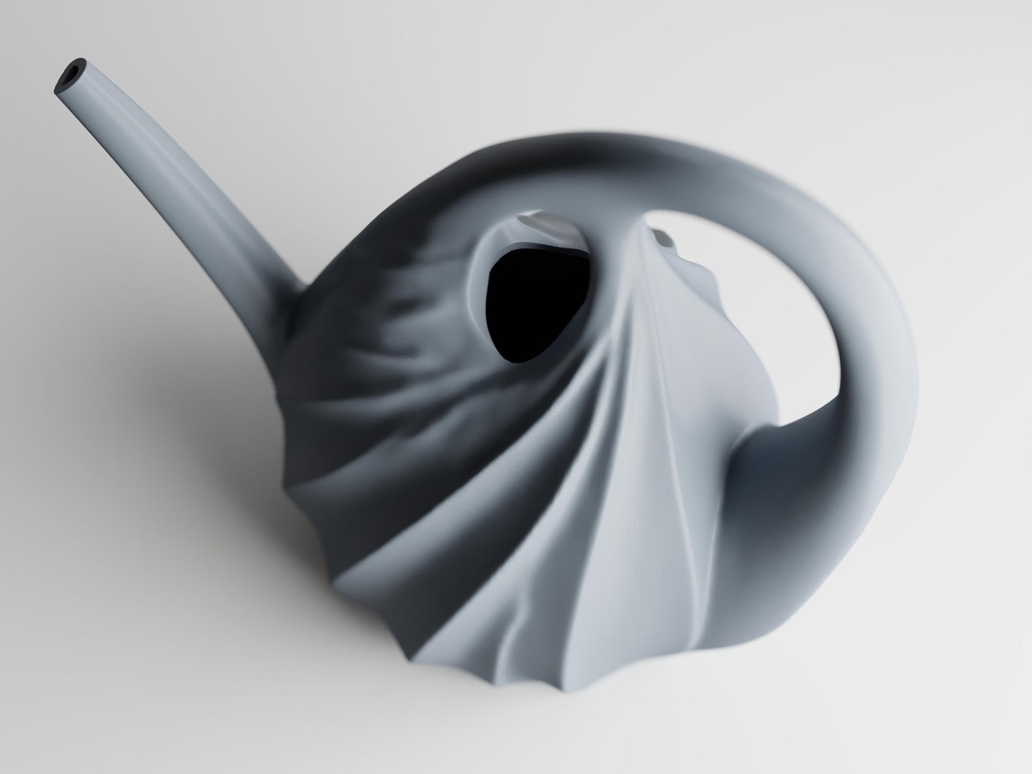 Sculptural Swirl Watering Can