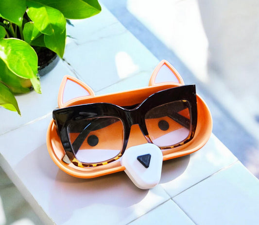 Orange Fox Glasses Holder, Fashion Sunglasses Tray, Kids Glasses Holder