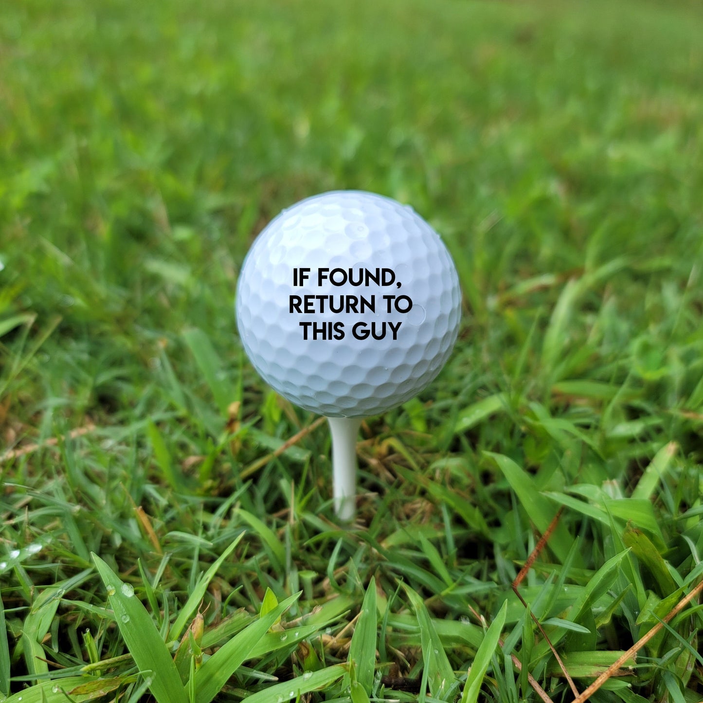 YOUR Funny Face Cartoon Personalized Golf Balls