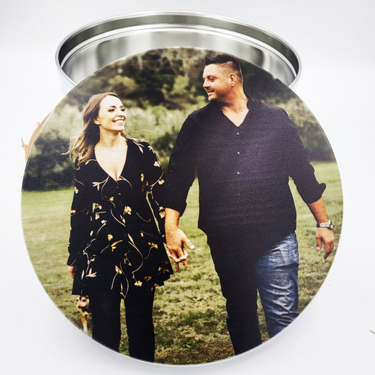 Photo Cookie Tin Personalized Keepsake Tin