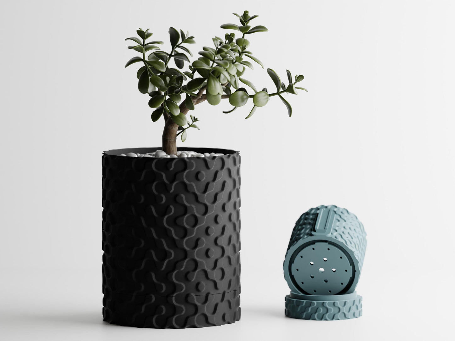 Geometric 3D Wall Mounted Planter with Hanger